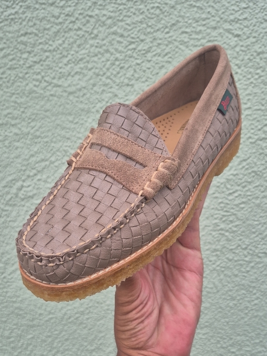 G.H. BASS Larson Nautical Weejuns Penny Woven Crepe Leather Loafers Men\'s main image 5